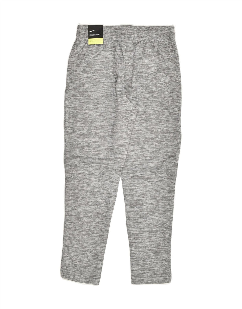 NIKE Boys Dri Fit Tracksuit Trousers 7-8 Years Medium  Grey Flecked | Vintage Nike | Thrift | Second-Hand Nike | Used Clothing | Messina Hembry 