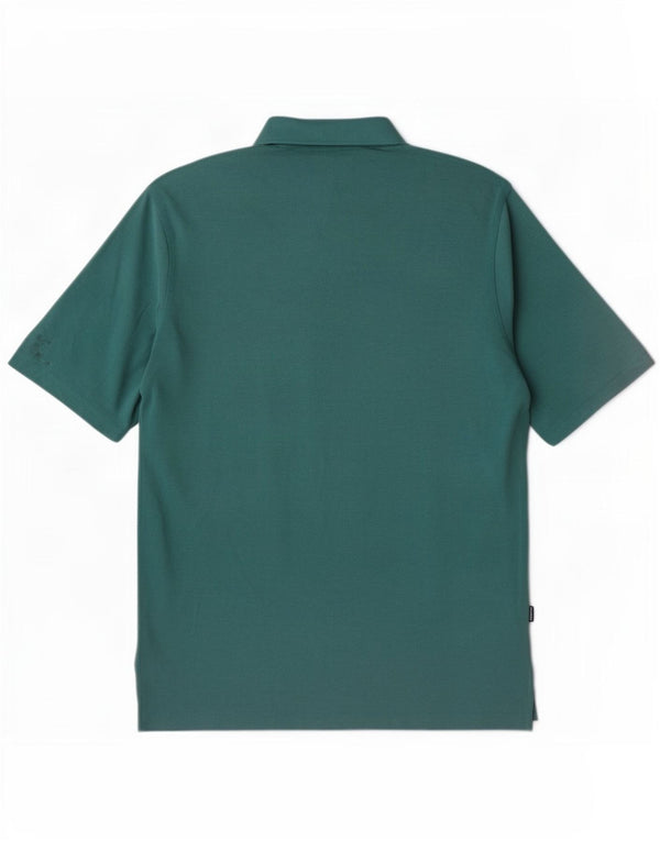 Adidas Mens Polo Shirt UK 40/42 Medium Green Cotton