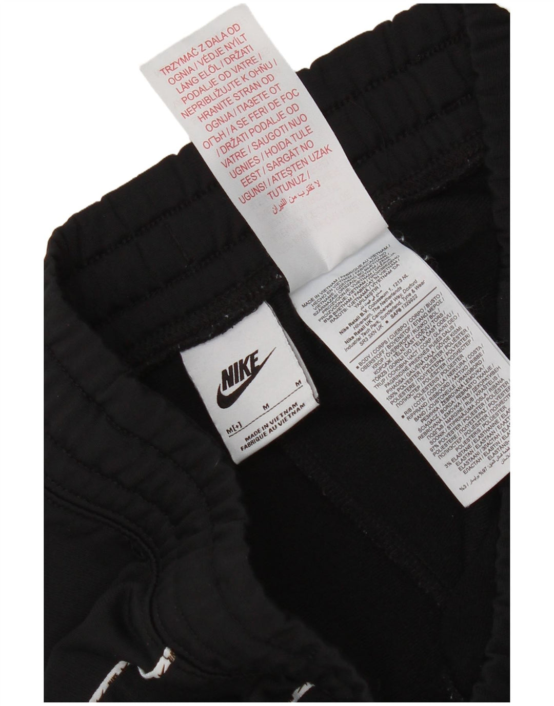 Nike Girls Full Tracksuit 10-11 Years Medium Black Polyester