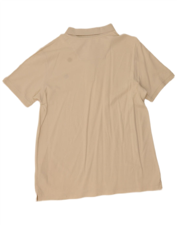 TIMBERLAND Mens Polo Shirt 2XL Beige Cotton