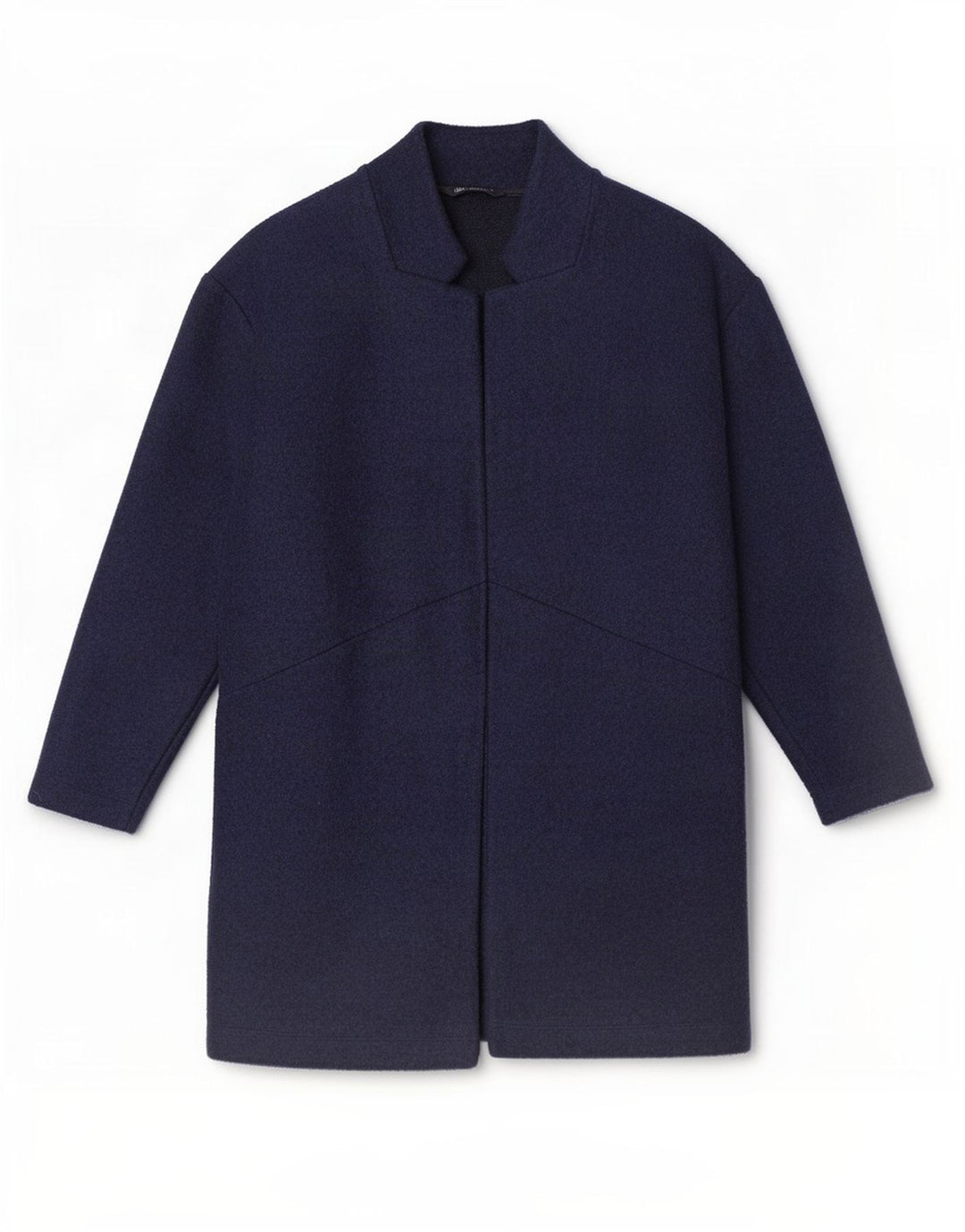 Marks & Spencer Womens Open Overcoat UK 12 Medium Navy Blue