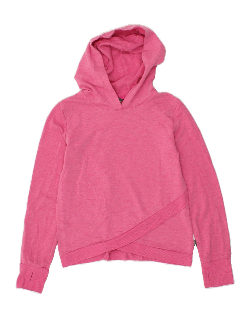 EDDIE BAUER Girls Hoodie Jumper 10-11 Years Medium Pink Vintage Eddie Bauer and Second-Hand Eddie Bauer from Messina Hembry 