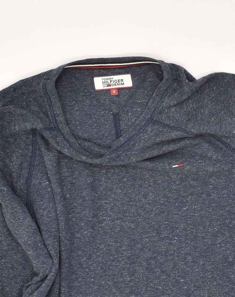 TOMMY HILFIGER Mens Top Long Sleeve Small Navy Blue Cotton | Vintage Tommy Hilfiger | Thrift | Second-Hand Tommy Hilfiger | Used Clothing | Messina Hembry 