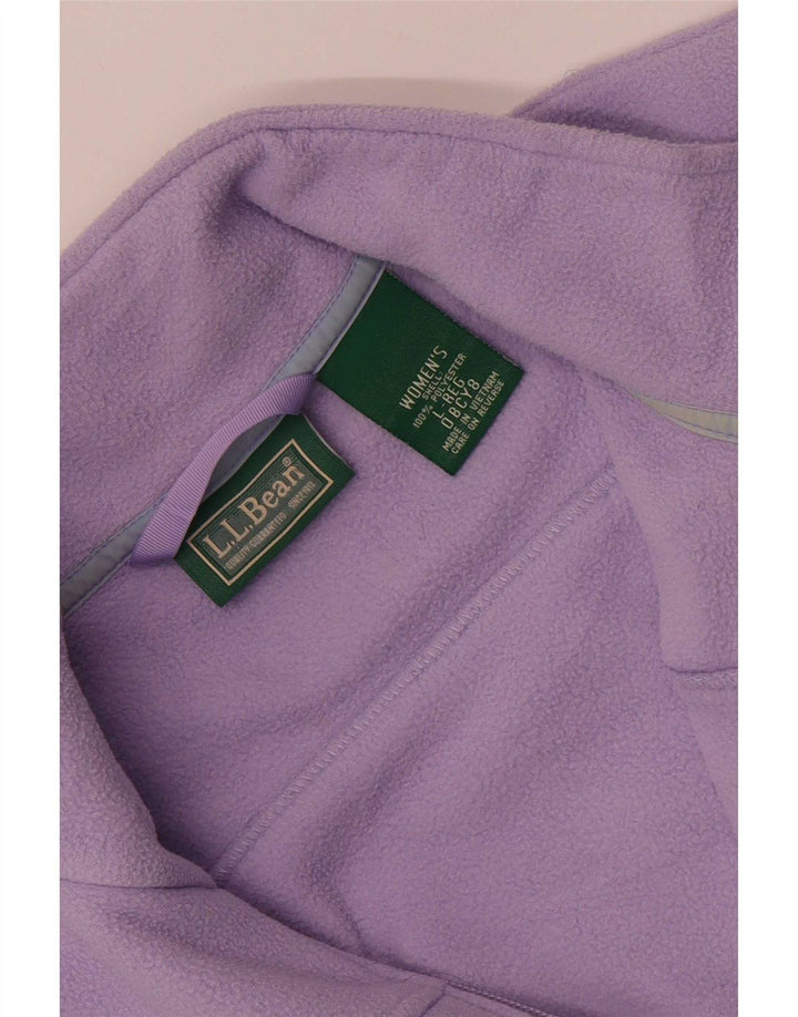 L.L.Bean Womens Liner Fleece Jacket UK 16 Large Purple