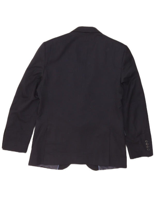 Marks & Spencer Mens 2 Button Blazer Jacket UK 38 Medium Navy Blue