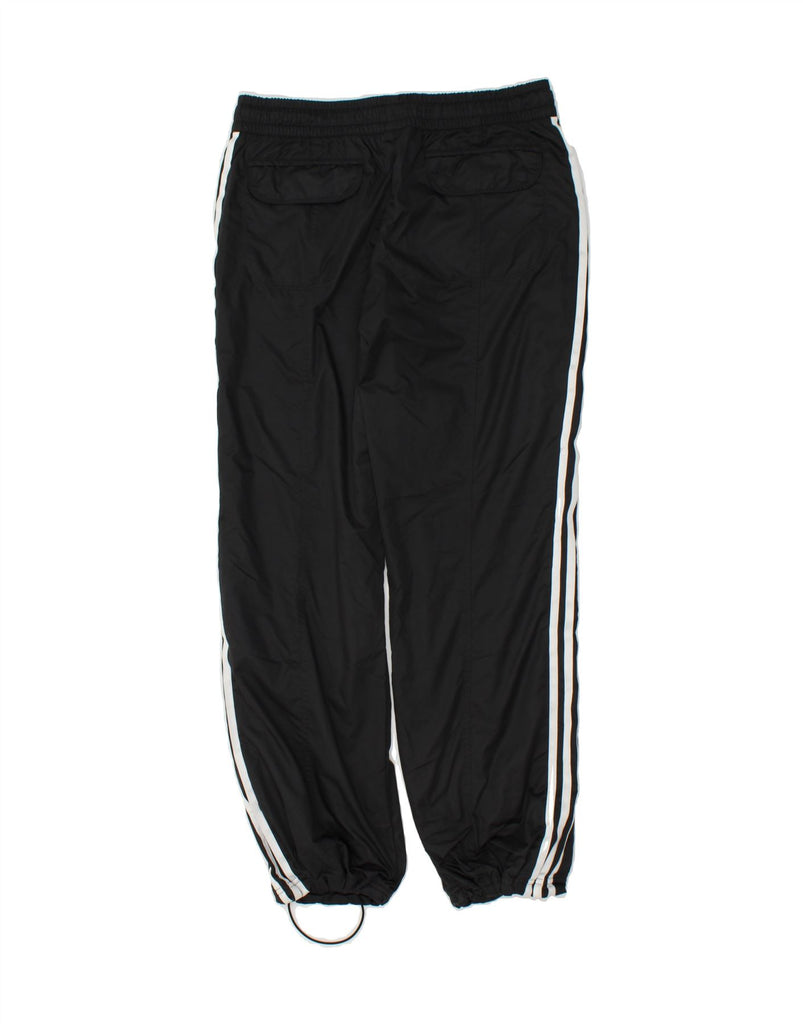 ADIDAS Womens Tracksuit Trousers Joggers UK 14 Large Black Polyester | Vintage Adidas | Thrift | Second-Hand Adidas | Used Clothing | Messina Hembry 