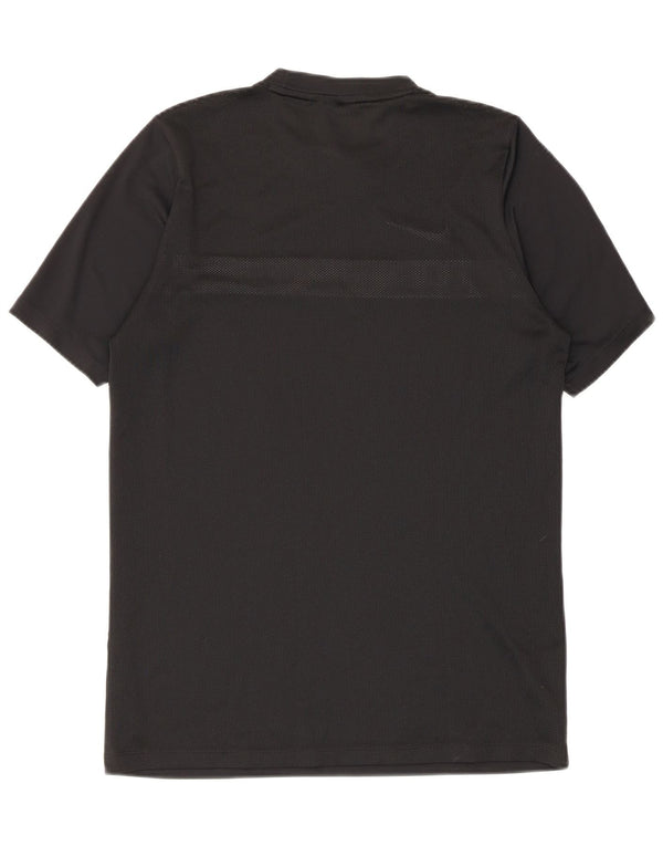 Nike Mens Dri Fit T-Shirt Top Medium Black Colourblock