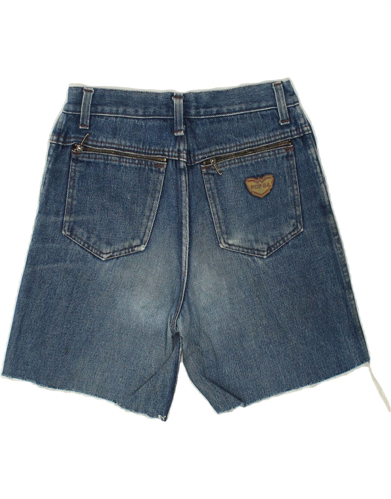 POP 84 Womens Denim Shorts IT 42 Medium W26 Blue Cotton | Vintage POP 84 | Thrift | Second-Hand POP 84 | Used Clothing | Messina Hembry 