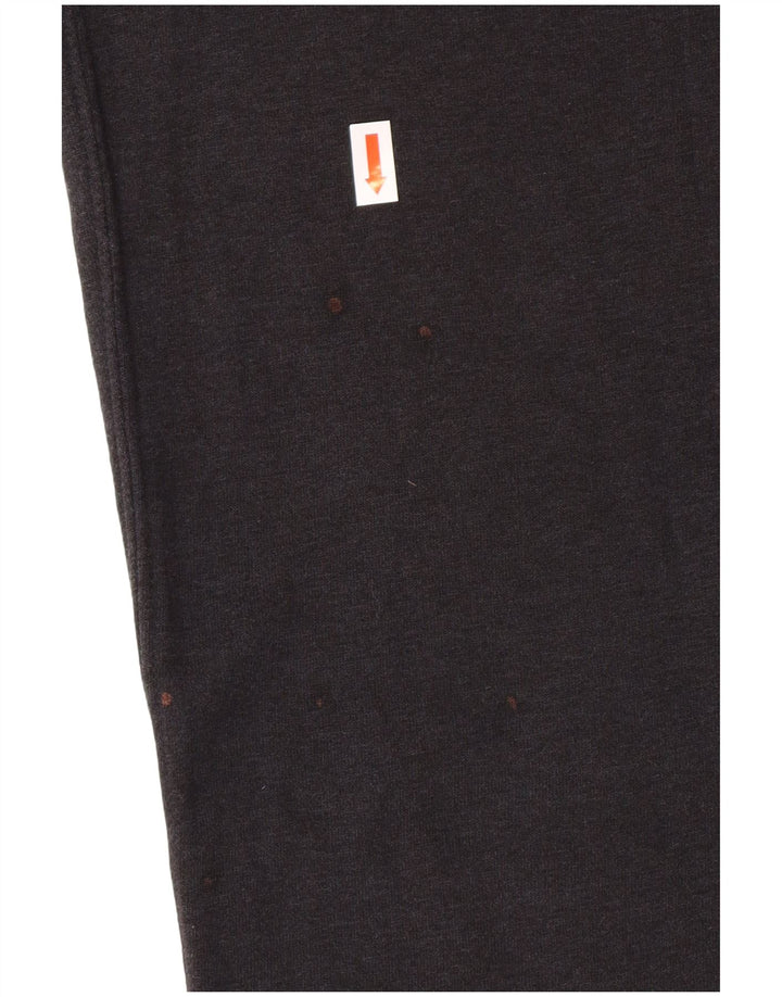 Nike Womens Graphic Tracksuit Trousers Joggers UK 6 XS Black Cotton Sports