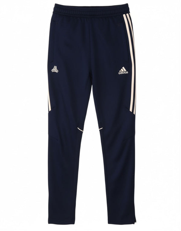 ADIDAS Boys Climacool Tracksuit Trousers 11-12 Years  Navy Blue Polyester