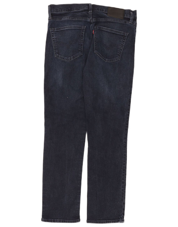 Levi's Mens Straight Jeans W33 L30 Navy Blue Cotton