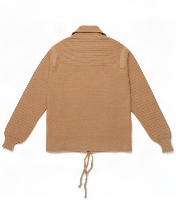 Vintage Mens Cardigan Sweater UK 12 Medium Beige
