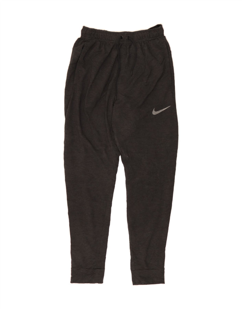 NIKE Mens Dri Fit Tracksuit Trousers Joggers Small  Black Viscose Vintage Nike and Second-Hand Nike from Messina Hembry 