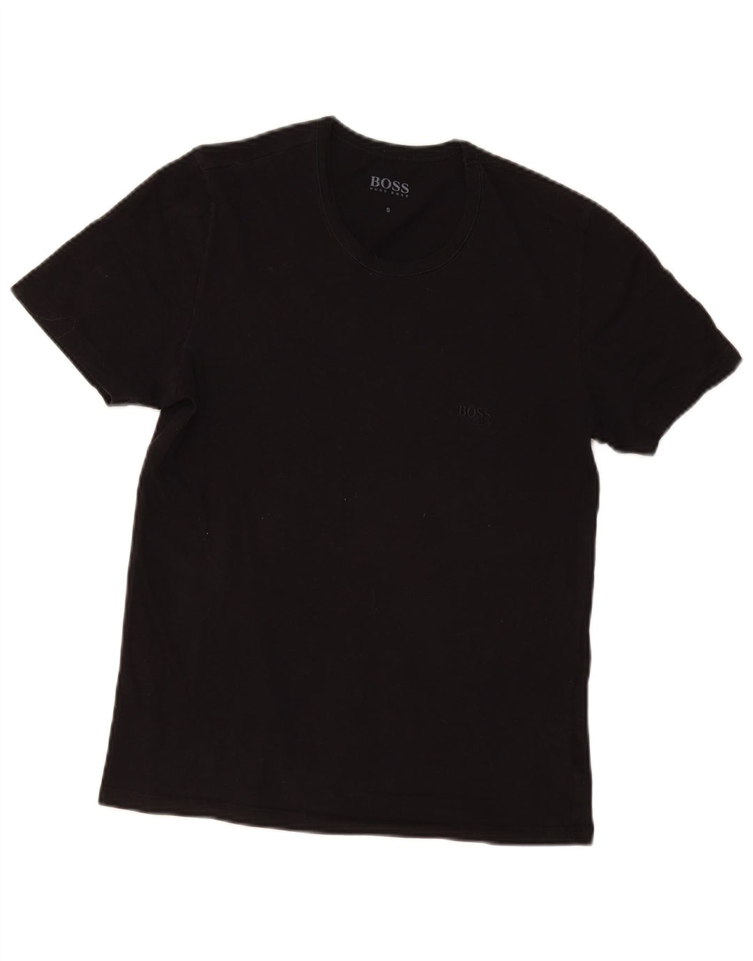 Hugo Boss Mens T-Shirt Top Small Black Cotton