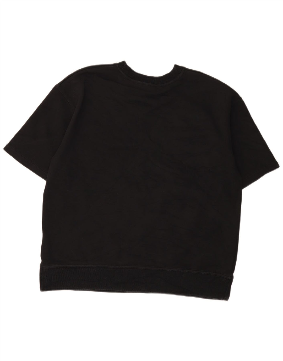 Zara Mens T-Shirt Top Small Black Cotton