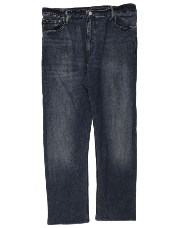 Levi's Mens 513 Slim Straight Jeans W40 L28 Blue Cotton