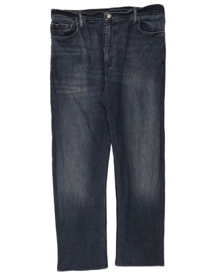 Levi's Mens 513 Slim Straight Jeans W40 L28 Blue Cotton
