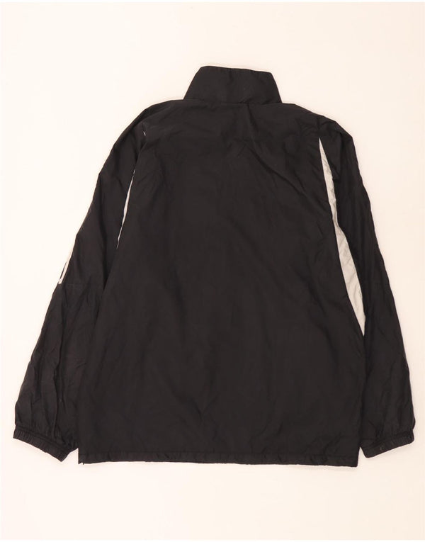 Adidas Mens Pullover Tracksuit Top UK 40/42 Medium Black Colourblock