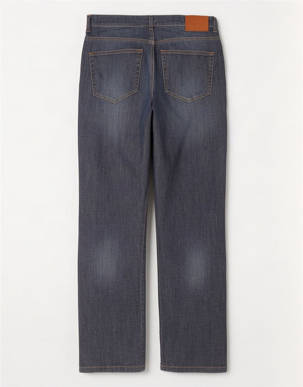 Gant Mens Low Waist Straight Jeans W32 L34 Blue Cotton