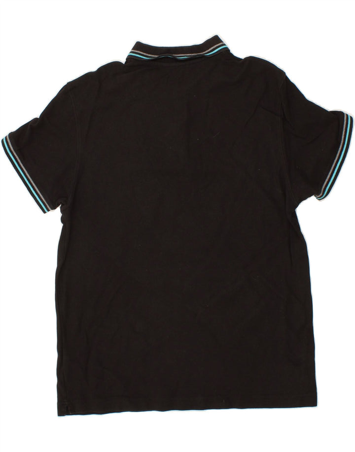 LOTTO Mens Polo Shirt XL Black Cotton Vintage Lotto and Second-Hand Lotto from Messina Hembry 