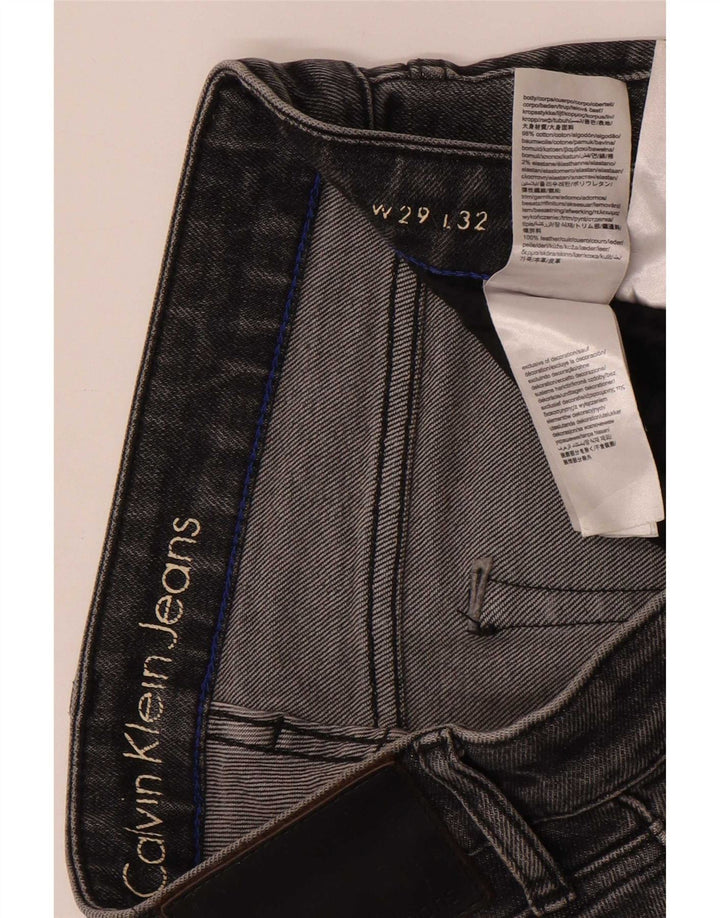 Calvin Klein Mens Slim Jeans W29 L32 Grey Cotton