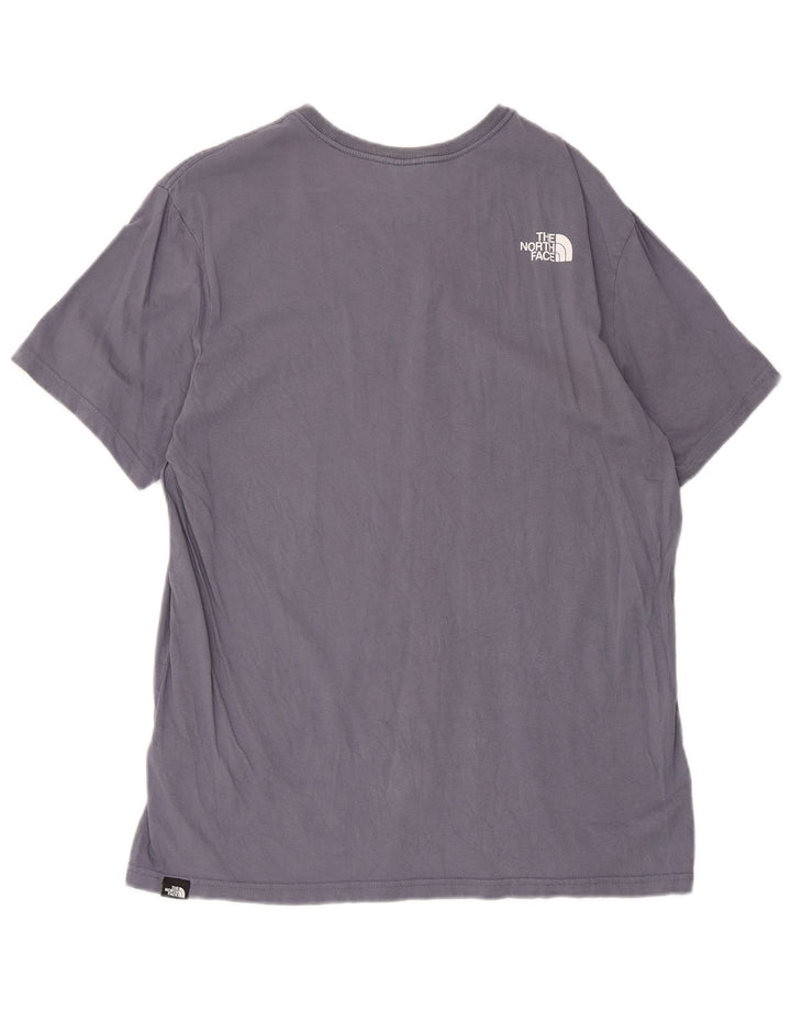 The North Face Mens Graphic T-Shirt Top Large Grey Cotton