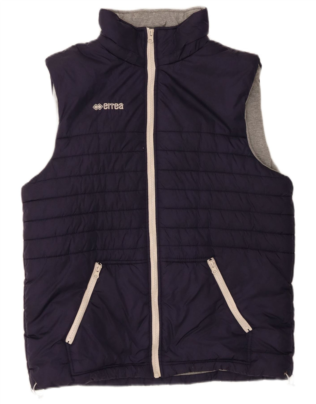 Errea Mens Padded Gilet UK 40 Large Navy Blue Nylon