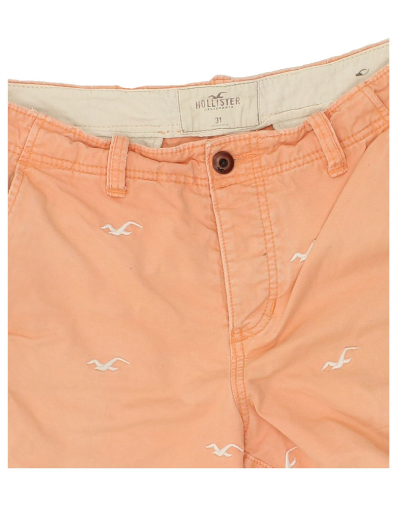 HOLLISTER Mens Chino Shorts W31 Medium Orange Cotton | Vintage Hollister | Thrift | Second-Hand Hollister | Used Clothing | Messina Hembry 