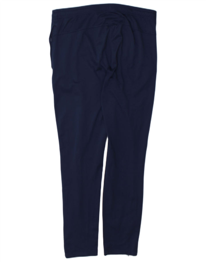 Nike Mens Dri Fit Tracksuit Trousers Medium  Navy Blue Polyester