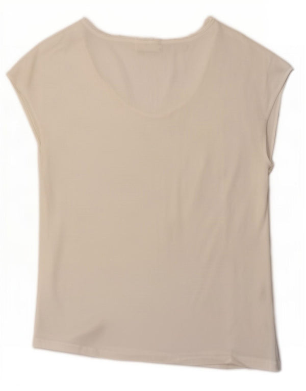 Zara Womens T-Shirt Top UK 16 Large White