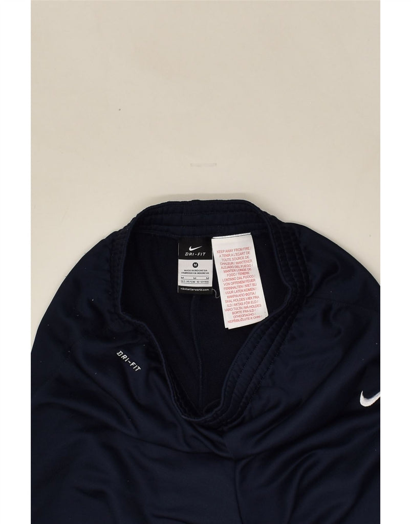 NIKE Boys Dri Fit Capri Tracksuit Trousers 10-11 Years Medium  Navy Blue | Vintage Nike | Thrift | Second-Hand Nike | Used Clothing | Messina Hembry 