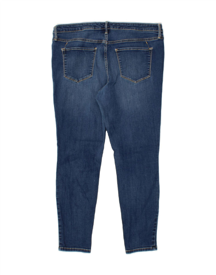 MOSSIMO Womens Mid Rise Jegging Jeans US 14 Large W32 L26 Blue Cotton Vintage Mossimo and Second-Hand Mossimo from Messina Hembry 