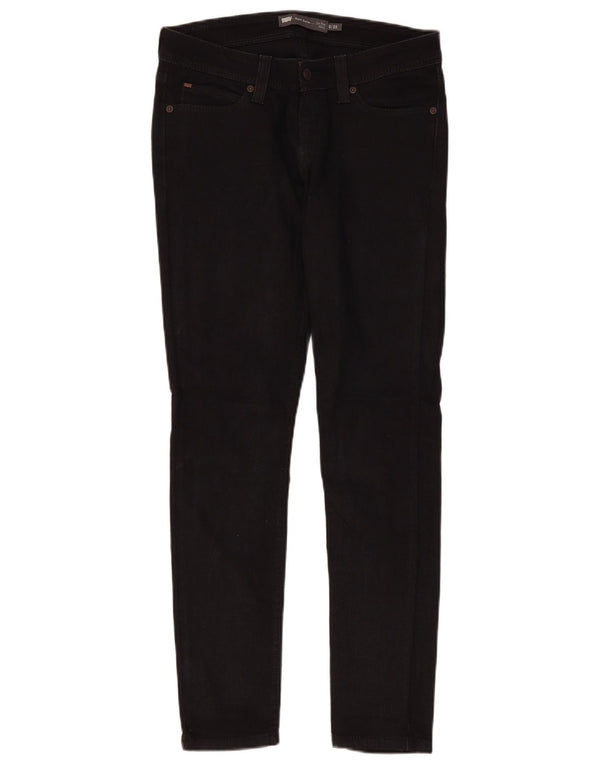 Levi's Womens Demi Curve Low Waist Skinny Jeans US 9 Medium W29 L31 Black