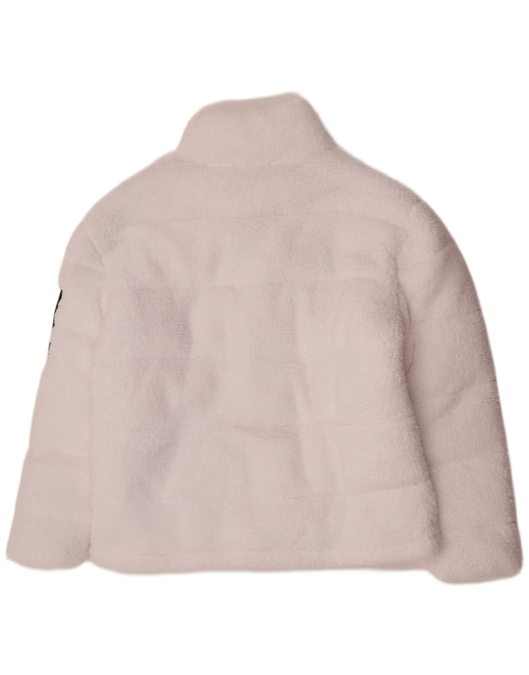 Ellesse Womens Fleece Padded Jacket UK 14 Large White Polyester Sports