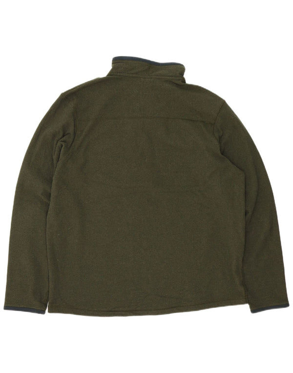 Rab Mens Zip Neck Sweatshirt Jumper XL Green Polyester