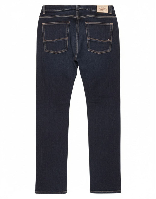 Tommy Hilfiger Boys Slim Jeans 15-16 Years W28 L32 Navy Blue Cotton