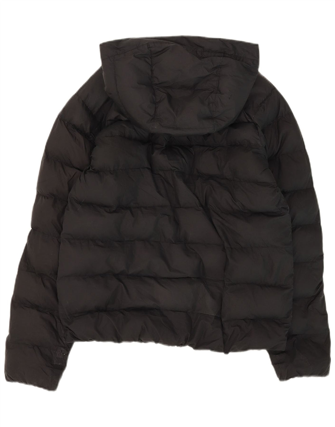 Nike Boys Hooded Padded Jacket 13-14 Years XL Black Polyester