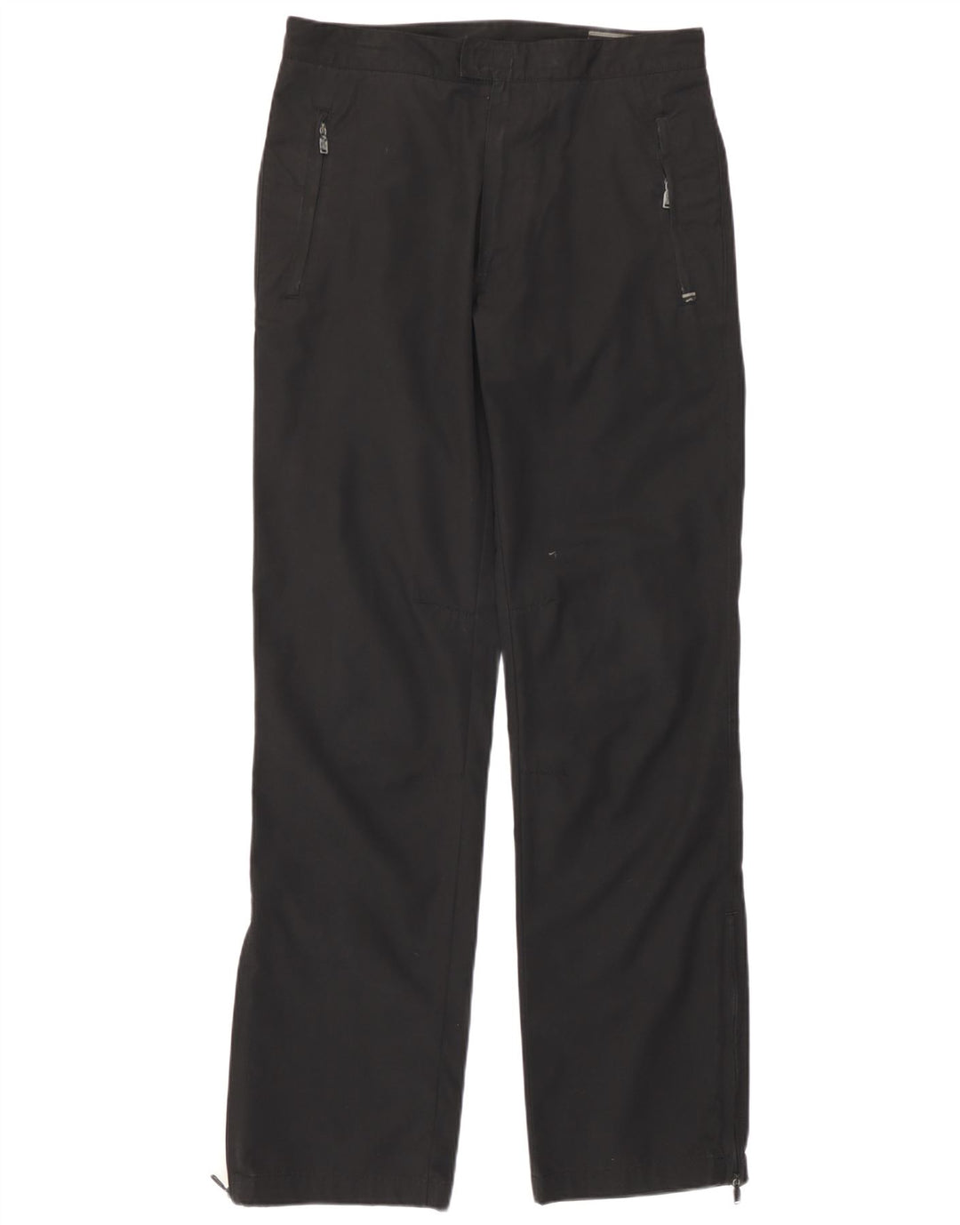 Gas Mens Straight Chino Trousers W32 L33 Black Polyester