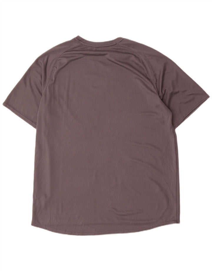 RUSSELL ATHLETIC Mens T-Shirt Top XL Grey Polyester