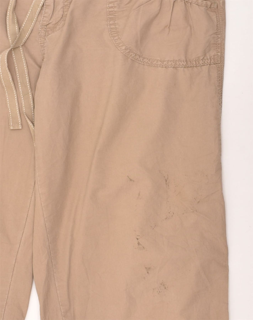 CALVIN KLEIN Womens Capri Cargo Trousers US 12 Large W34 L23 Beige Cotton | Vintage Calvin Klein | Thrift | Second-Hand Calvin Klein | Used Clothing | Messina Hembry 