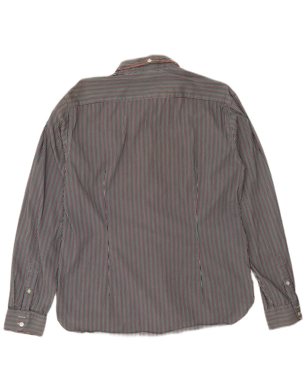 Ted Baker Mens Shirt Size 6 2XL Multicoloured Pinstripe Cotton