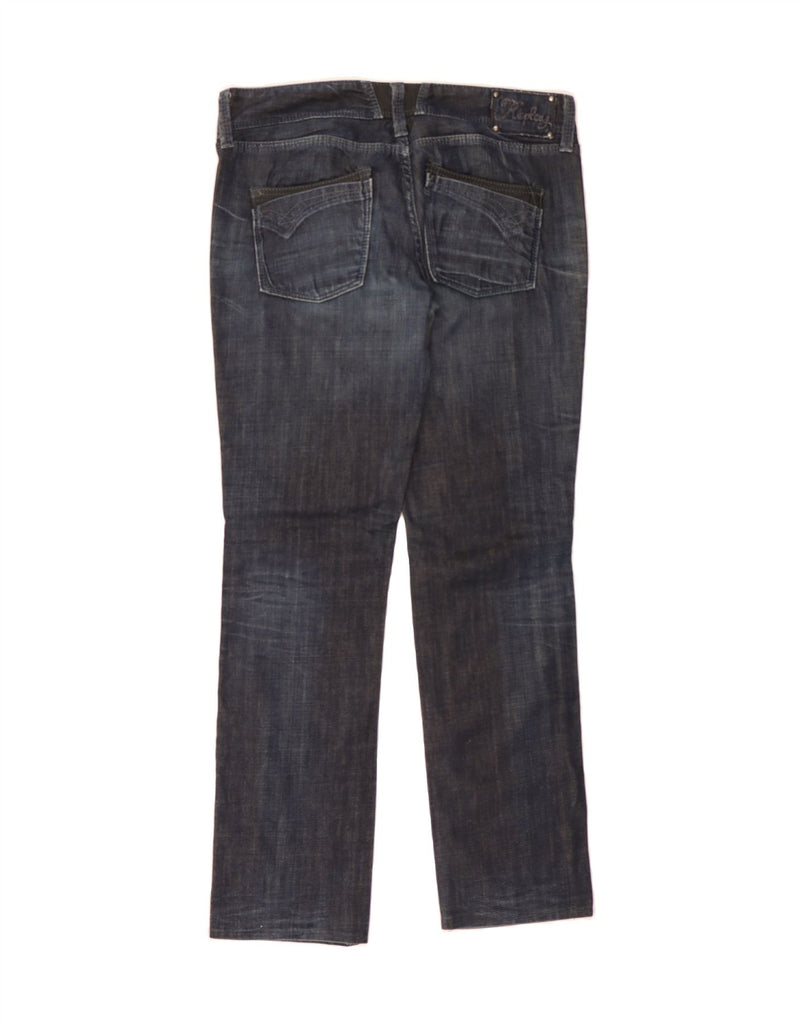 REPLAY Womens Straight Jeans W31 L32 Navy Blue Cotton Vintage Replay and Second-Hand Replay from Messina Hembry 