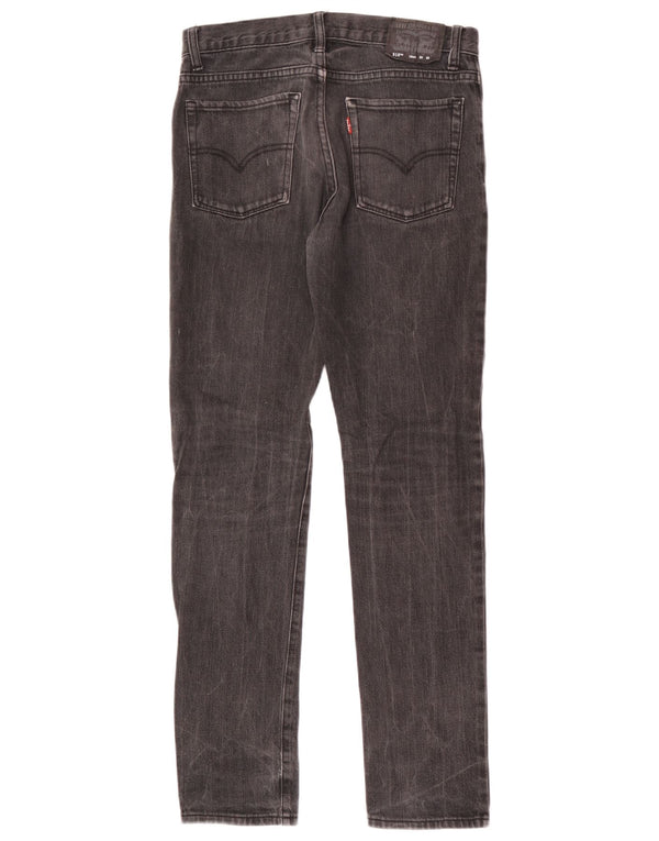 Levi's Boys 510 Skinny Jeans 15-16 Years W29 L29 Grey Cotton