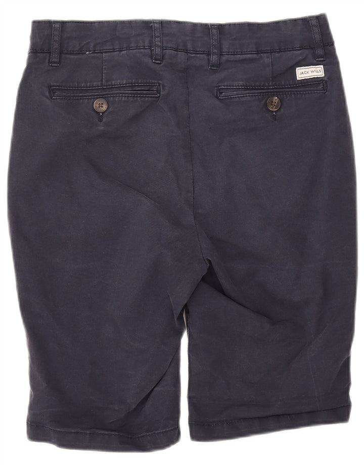 JACK WILLS Womens Chino Shorts W28 Medium Navy Blue Cotton