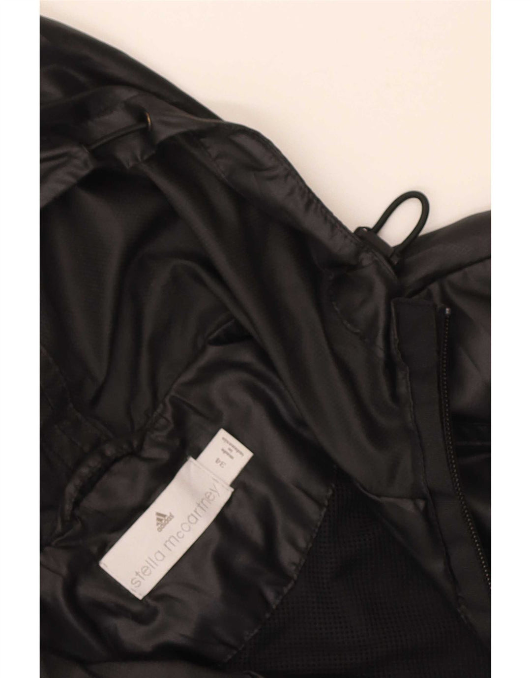 Adidas Womens Hooded Rain Jacket EU 34 Small Black