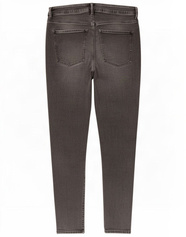 Marks & Spencer Womens Skinny Jeans UK 16 Large W32 L27 Grey Cotton