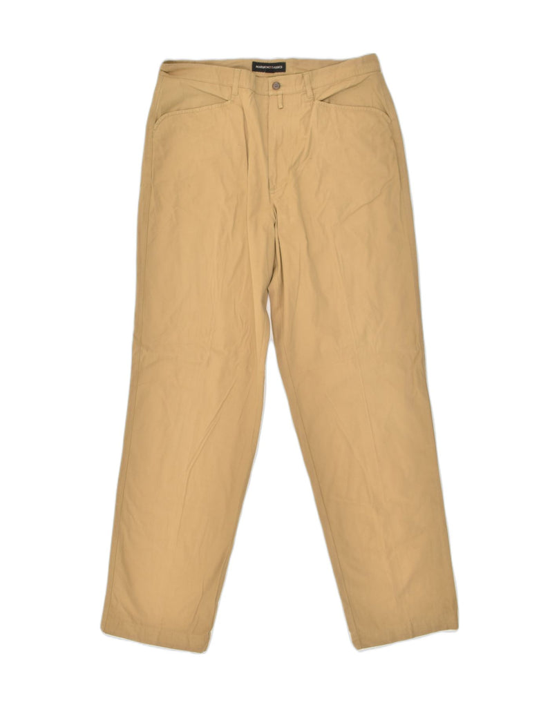 MARLBORO CLASSICS Mens Straight Casual Trousers IT 52 XL W32 L33 Beige | Vintage Marlboro Classics | Thrift | Second-Hand Marlboro Classics | Used Clothing | Messina Hembry 