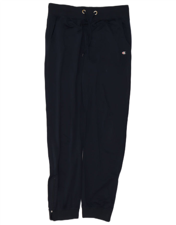 CHAMPION Womens Tracksuit Trousers Joggers UK 16 Large  Navy Blue
