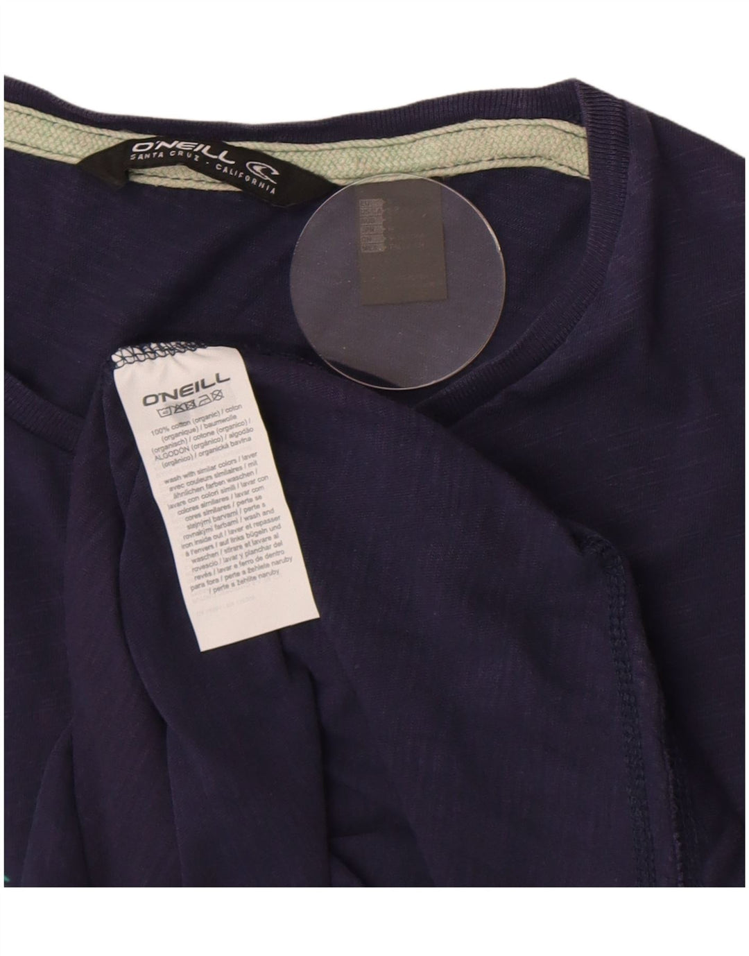 O'Neill Mens Graphic T-Shirt Top Small Navy Blue Cotton