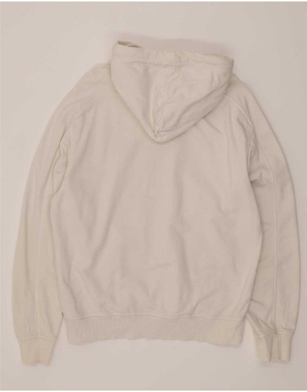 Calvin Klein Jeans Mens Hoodie Jumper Small White Cotton